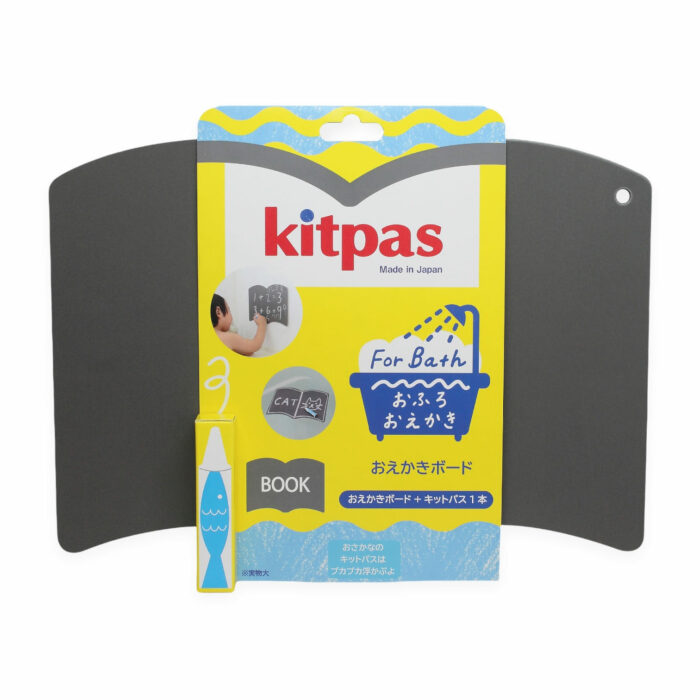 [KITPAS] DRAWING BOARD (BOOK) WITH BATH SHOWER CRAYON – STICK ON TILES FLOAT ON WATER – LEARN PLAY 1