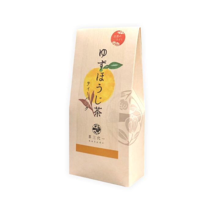 [HINODE] JAPANESE YUZU HOUJI CHA – PREMIUM BLEND OF ROASTED GREEN TEA WITH REFRESHING YUZU – TEA BAG 1