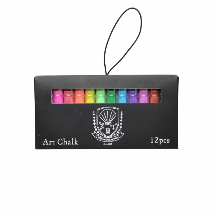 [KITPAS] ART CHALKS 12 PC WITH FLUROSCENT COLORS – MADE OF RECYCLED SCALLOP SHELLS – ECO LESS DUST 8