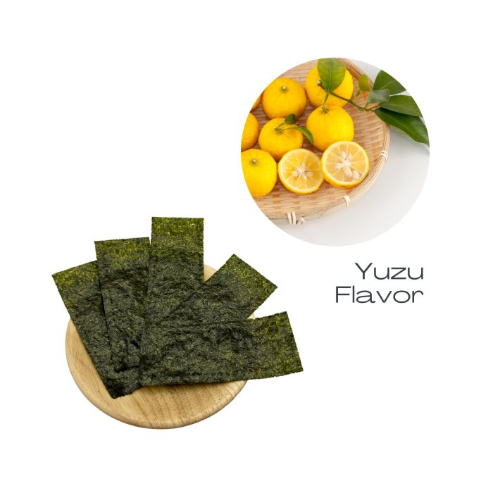 Nagai Hinode Nori Japanese Crispy Seaweed Yuzu Flavor - 40PCS 3